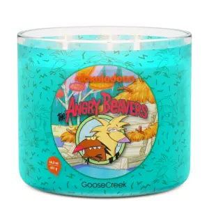 Angry Beavers Nickelodeon 3-Wick Candle