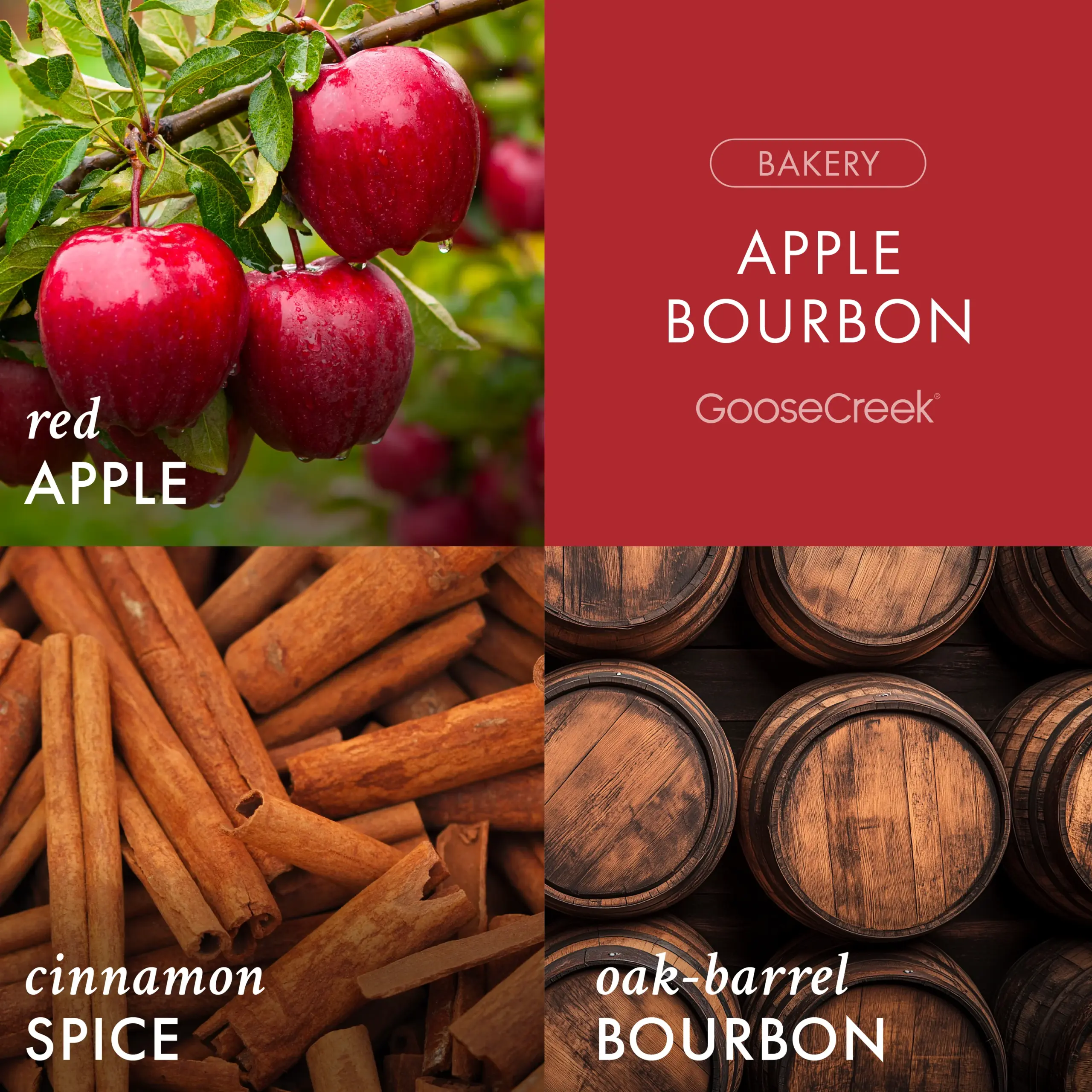 Apple Bourbon 3-Wick Candle - Image 2