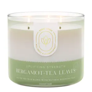 Bergamot & Tea Leaves Aromatherapy 3-Wick Candle