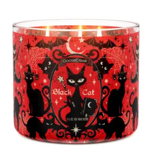 Black Cat 3-Wick Candle