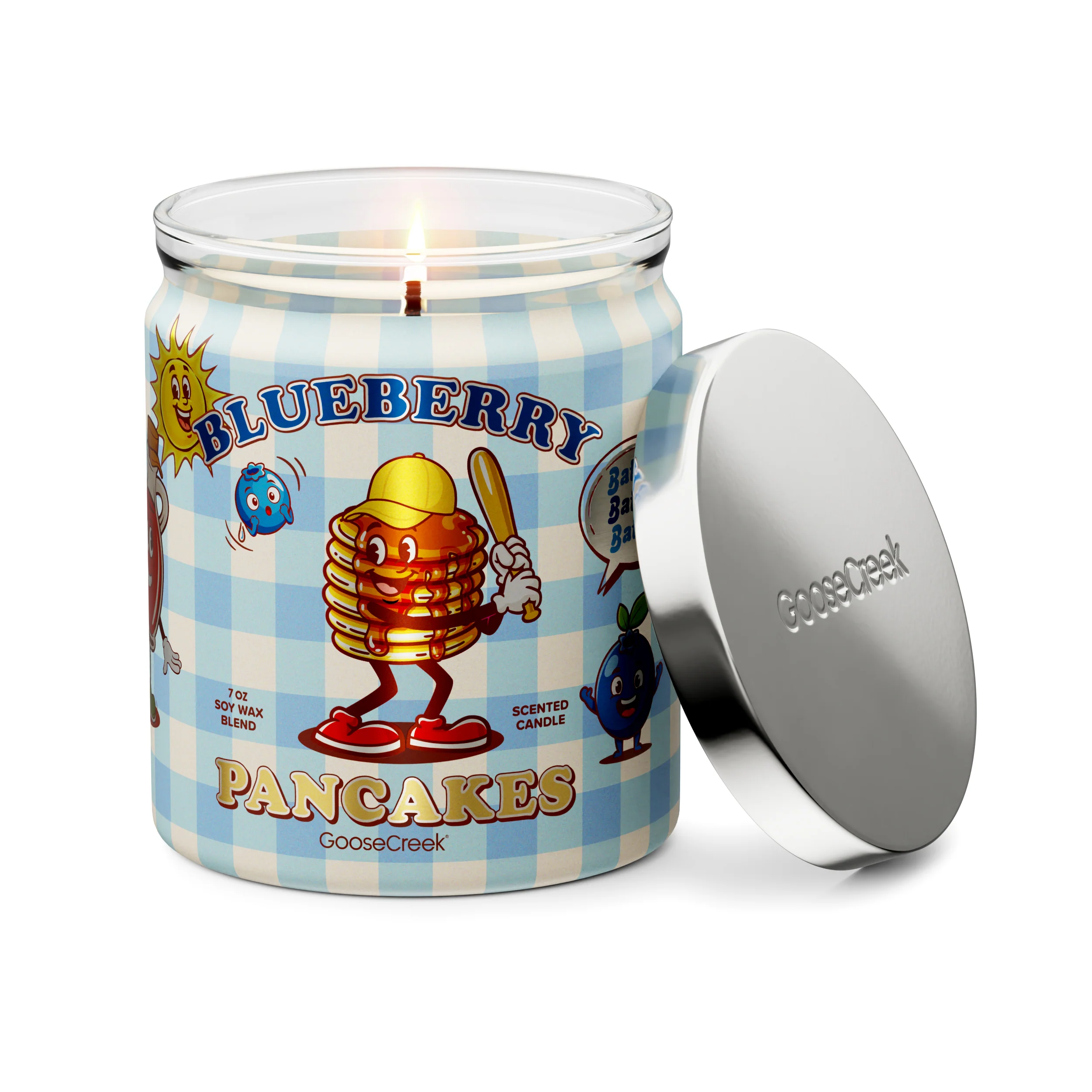 Blueberry Pancakes 7oz Single Wick Candle - Image 3