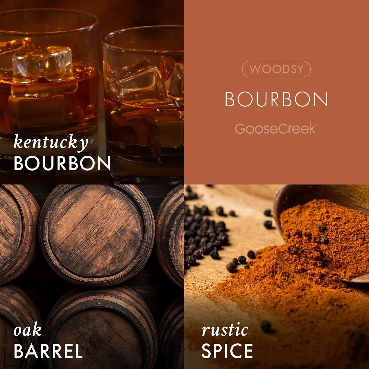 Bourbon 3-Wick Candle - Image 2