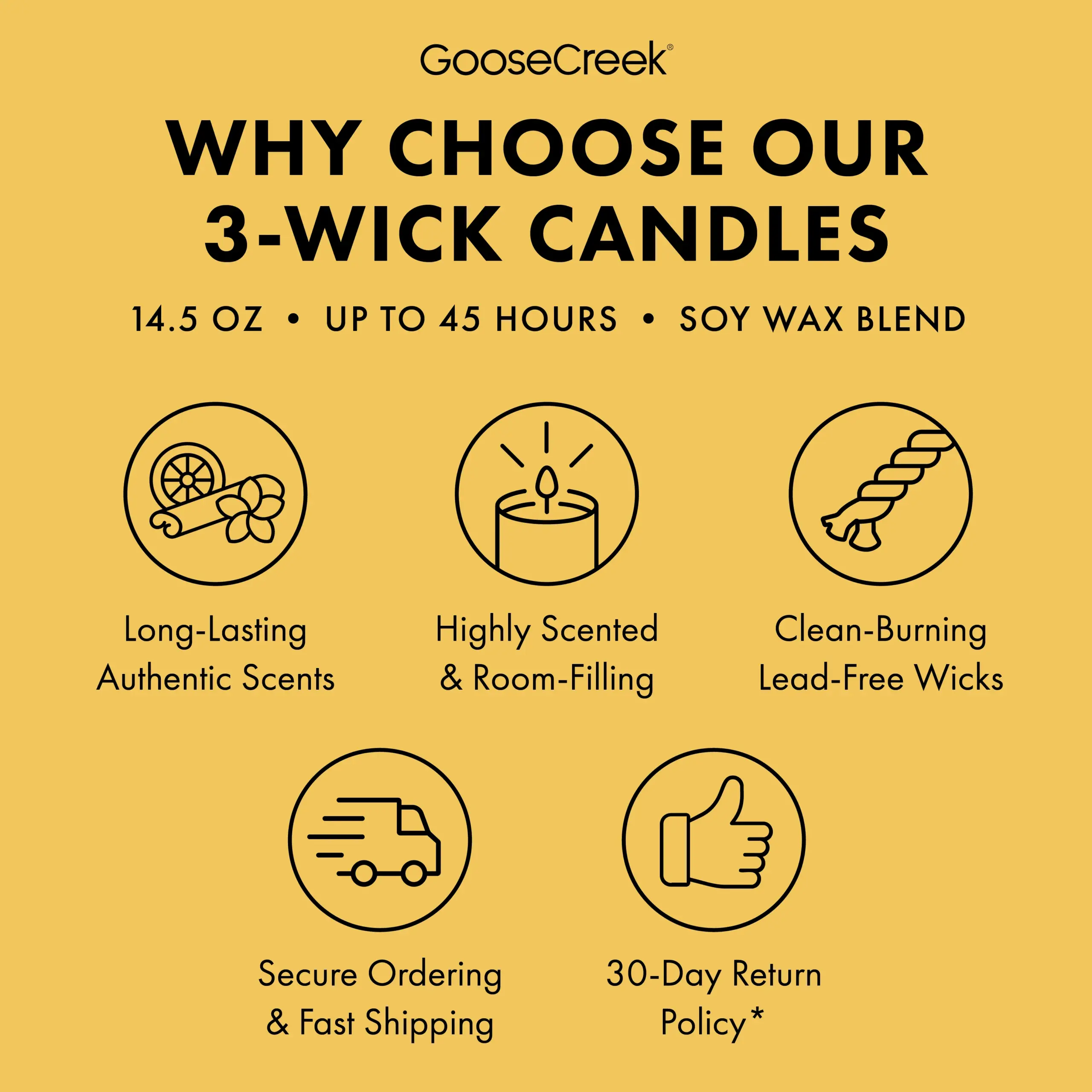 Butter Cookie 3-Wick Candle - Image 4
