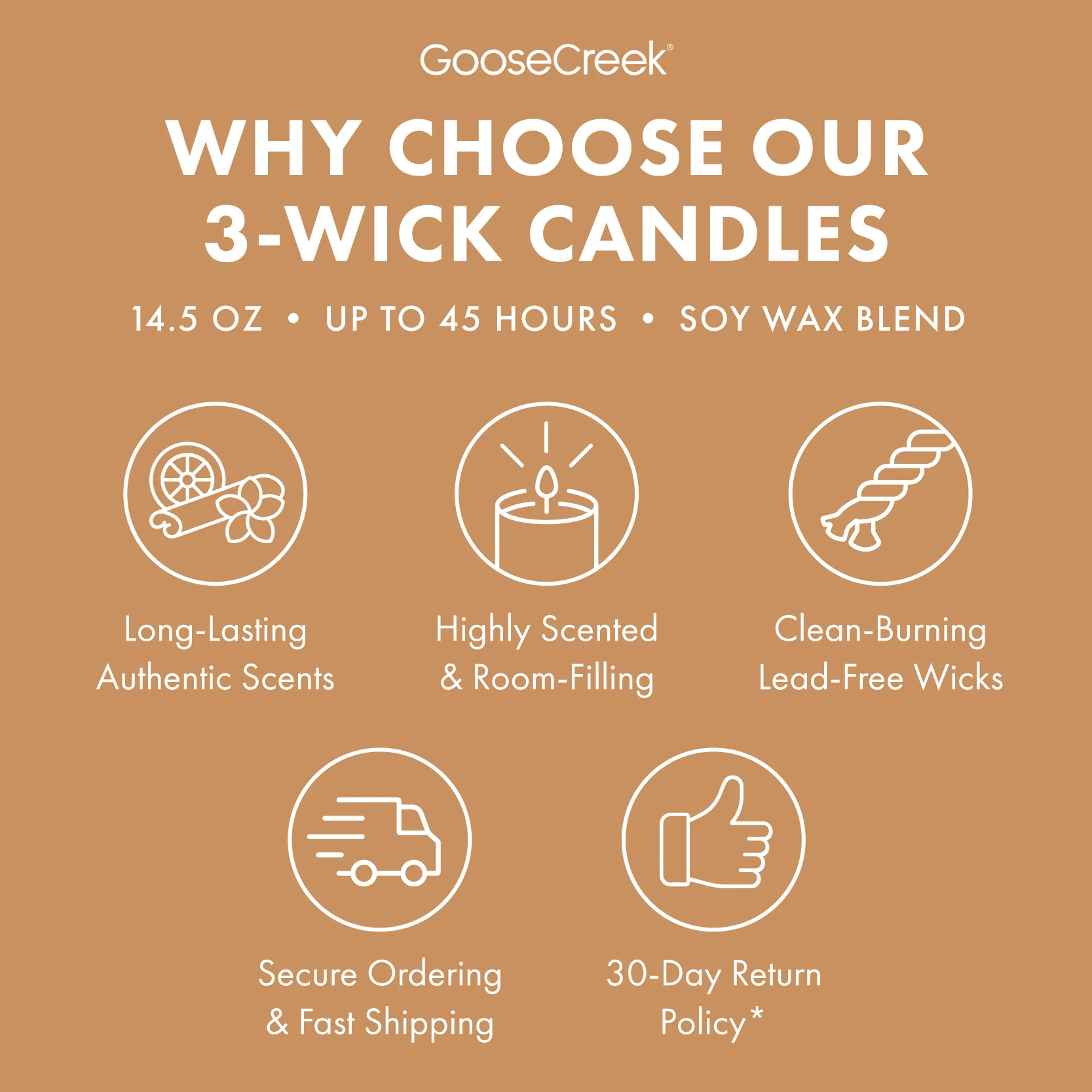 Butterscotch Toasted Marshmallow 3-Wick Candle - Image 4