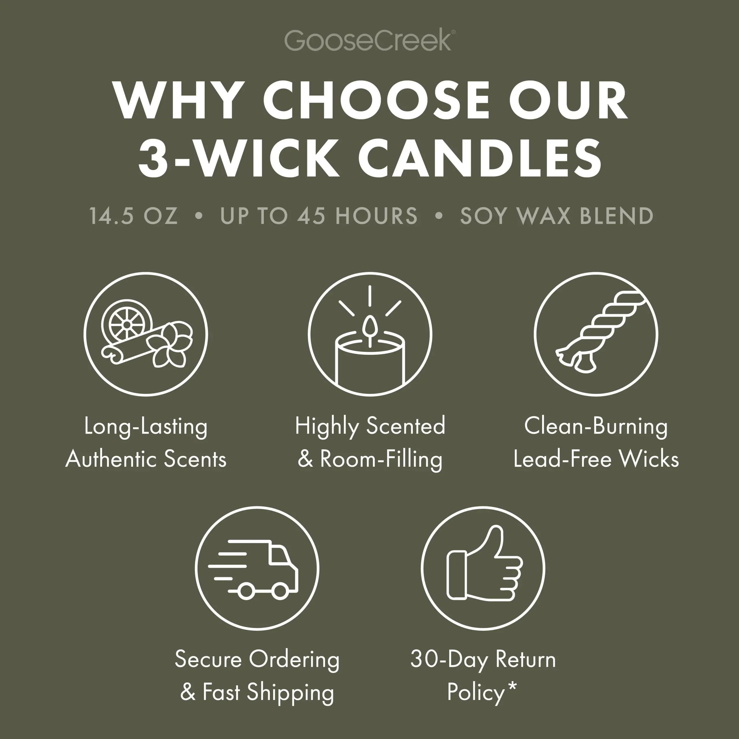 Calm & Cozy 3-Wick Candle - Image 4