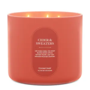 Cider & Sweaters High Intensity 3-Wick 14.5oz Candle