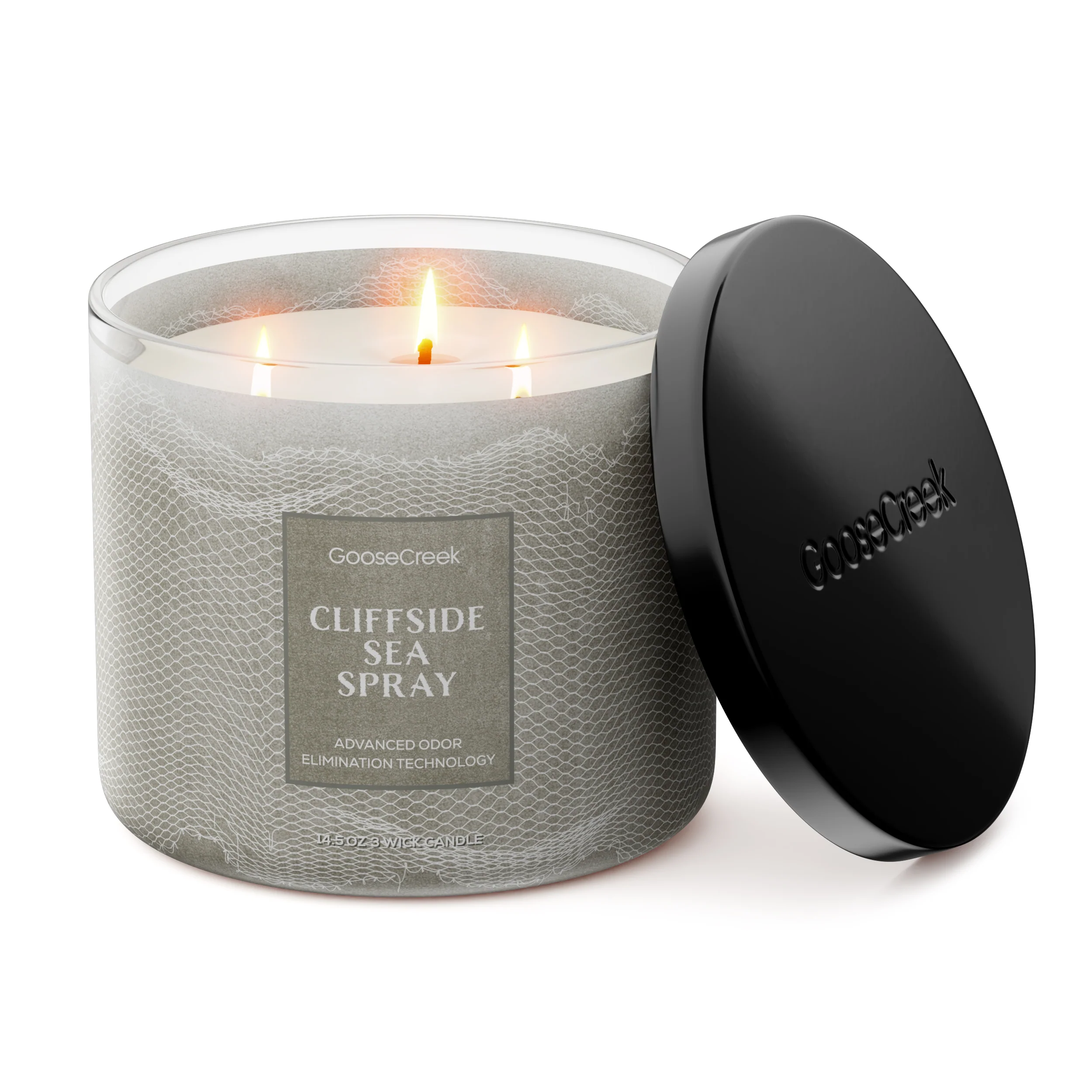 Cliffside Sea Spray Odor Eliminating 3-Wick Candle - Image 3
