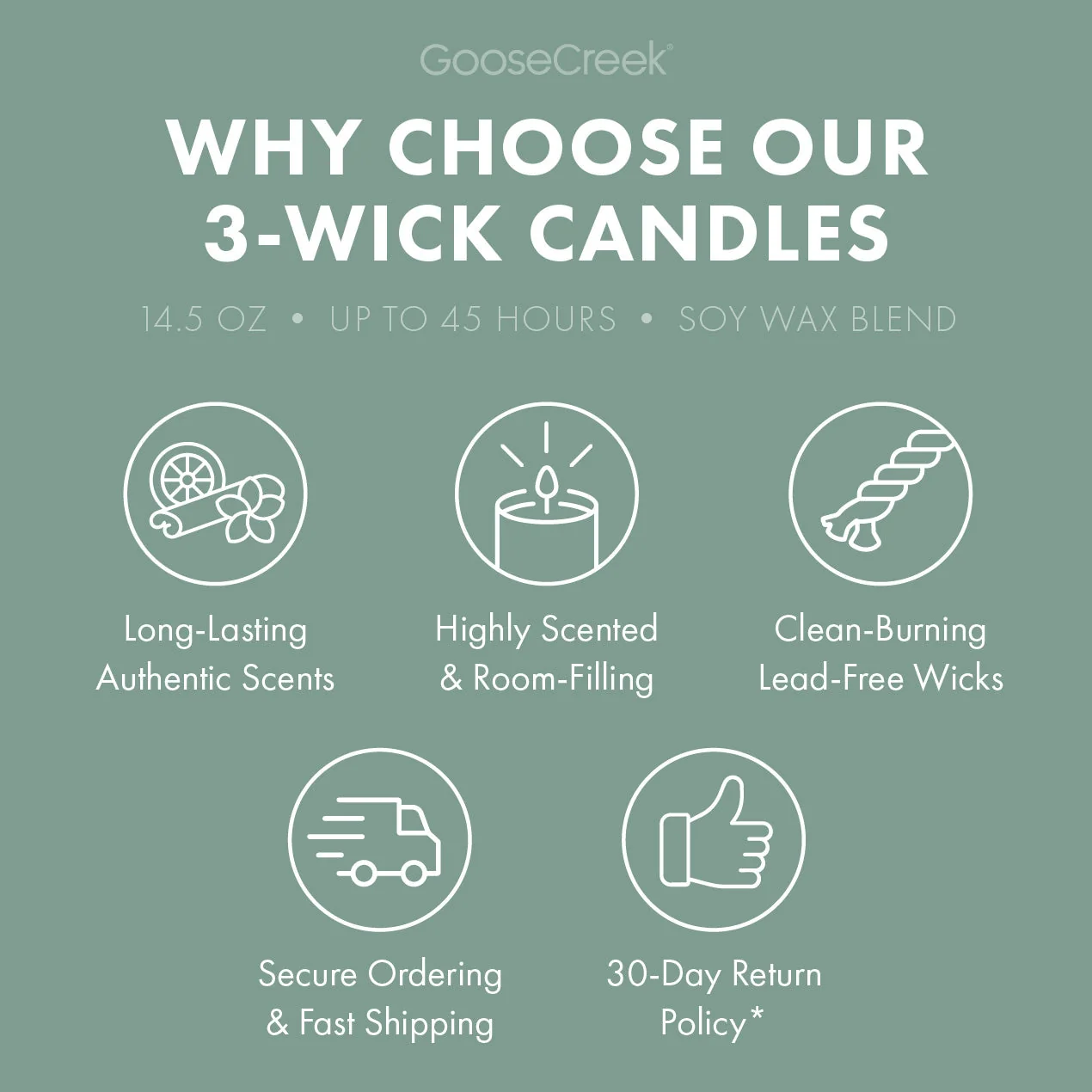 Eucalyptus & Mint Aromatherapy 3-Wick Candle - Image 4