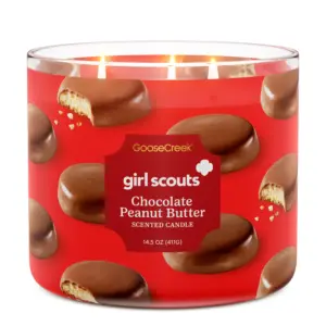 Girl Scout Chocolate Peanut Butter 3-Wick Candle