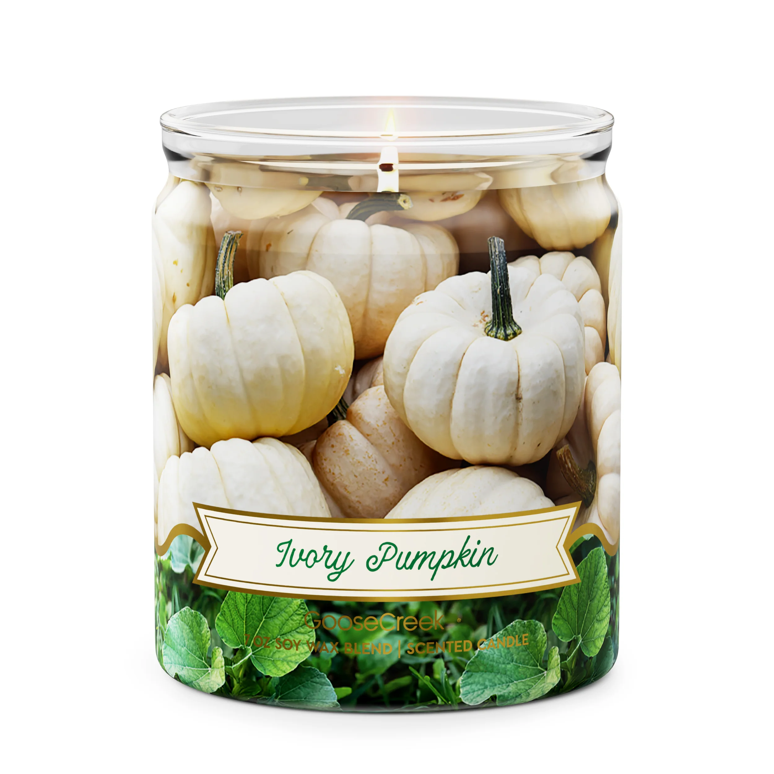 Ivory Pumpkin 7oz Single Wick Candle