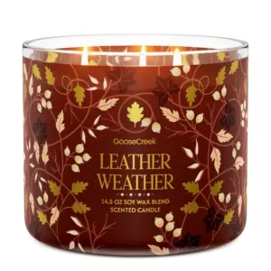 Leather Weather 3-Wick Candle