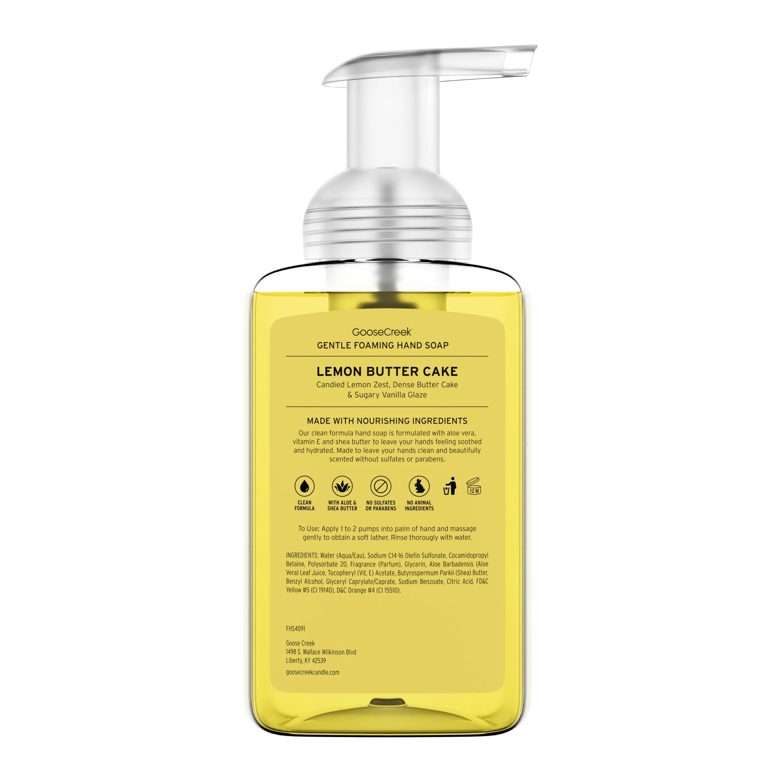 Lemon Butter Cake Lush Foaming Hand Soap - Image 3