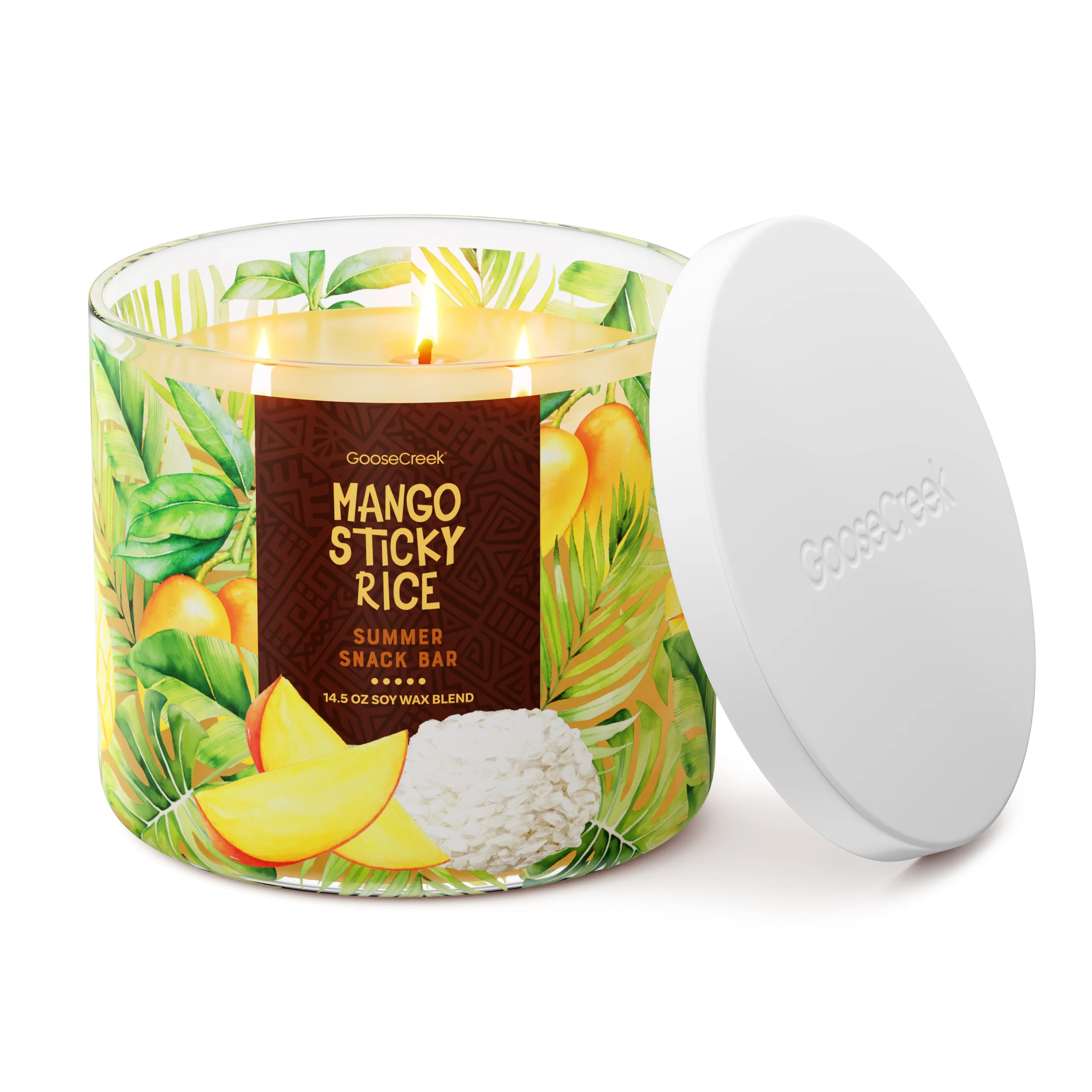 Mango Sticky Rice 3-Wick Candle - Image 3