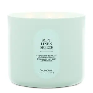 Soft Linen Breeze High Intensity 3-Wick 14.5oz Candle