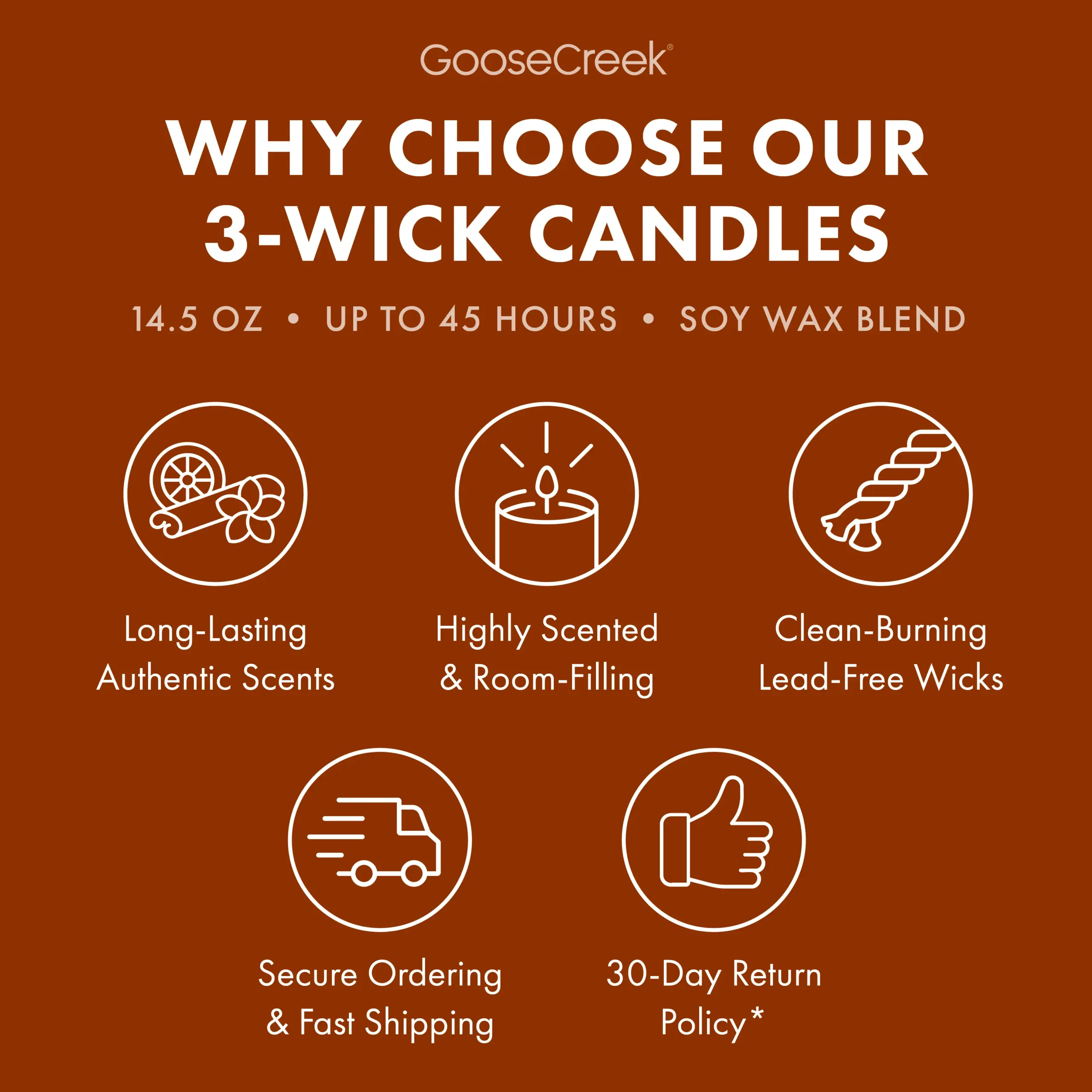 Sparkling Cinnamon 3-Wick Candle - Image 4