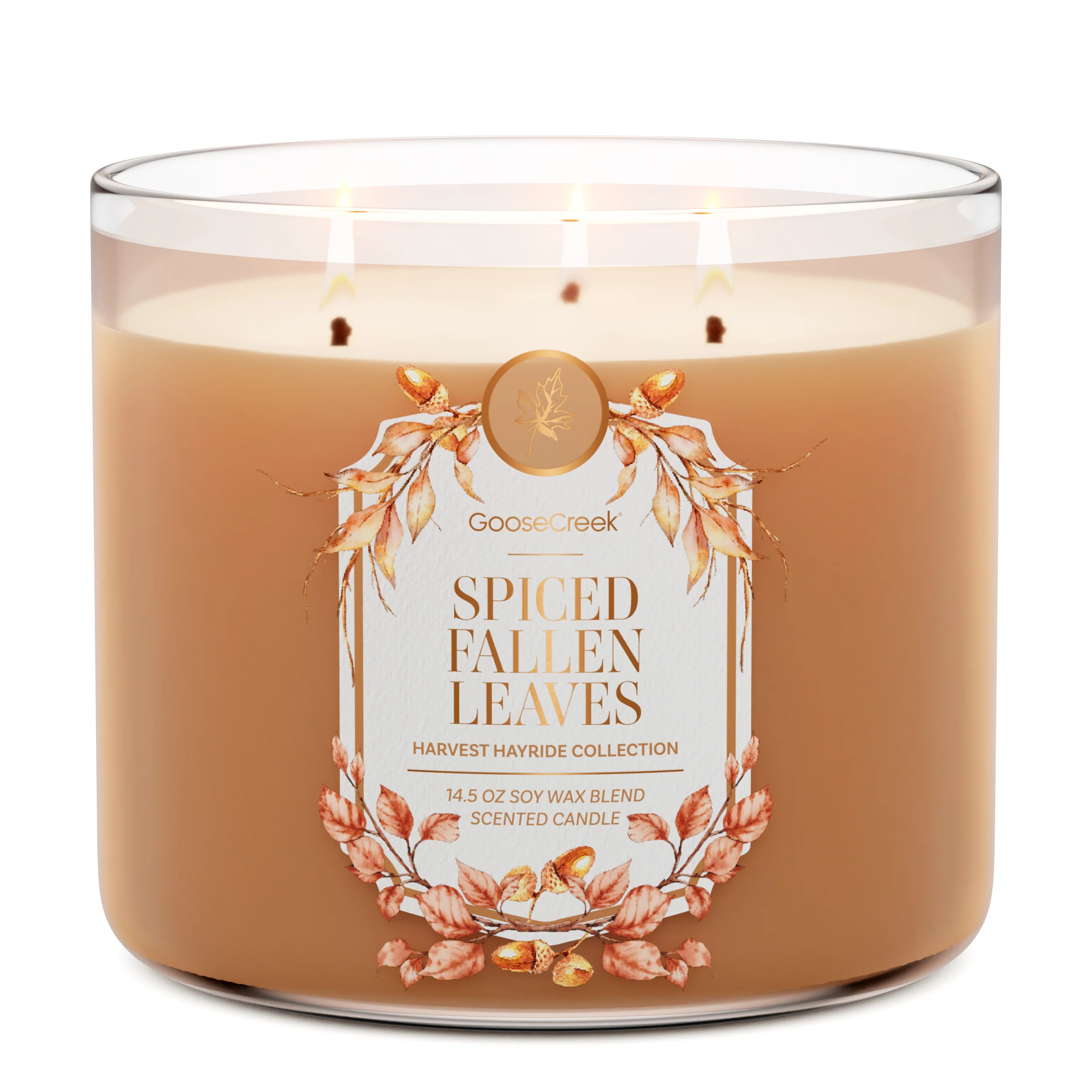 Spiced Fallen Leaves 3-Wick Candle