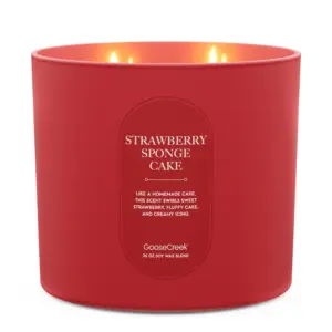 Strawberry Sponge Cake High Intensity 4-Wick 26oz Candle