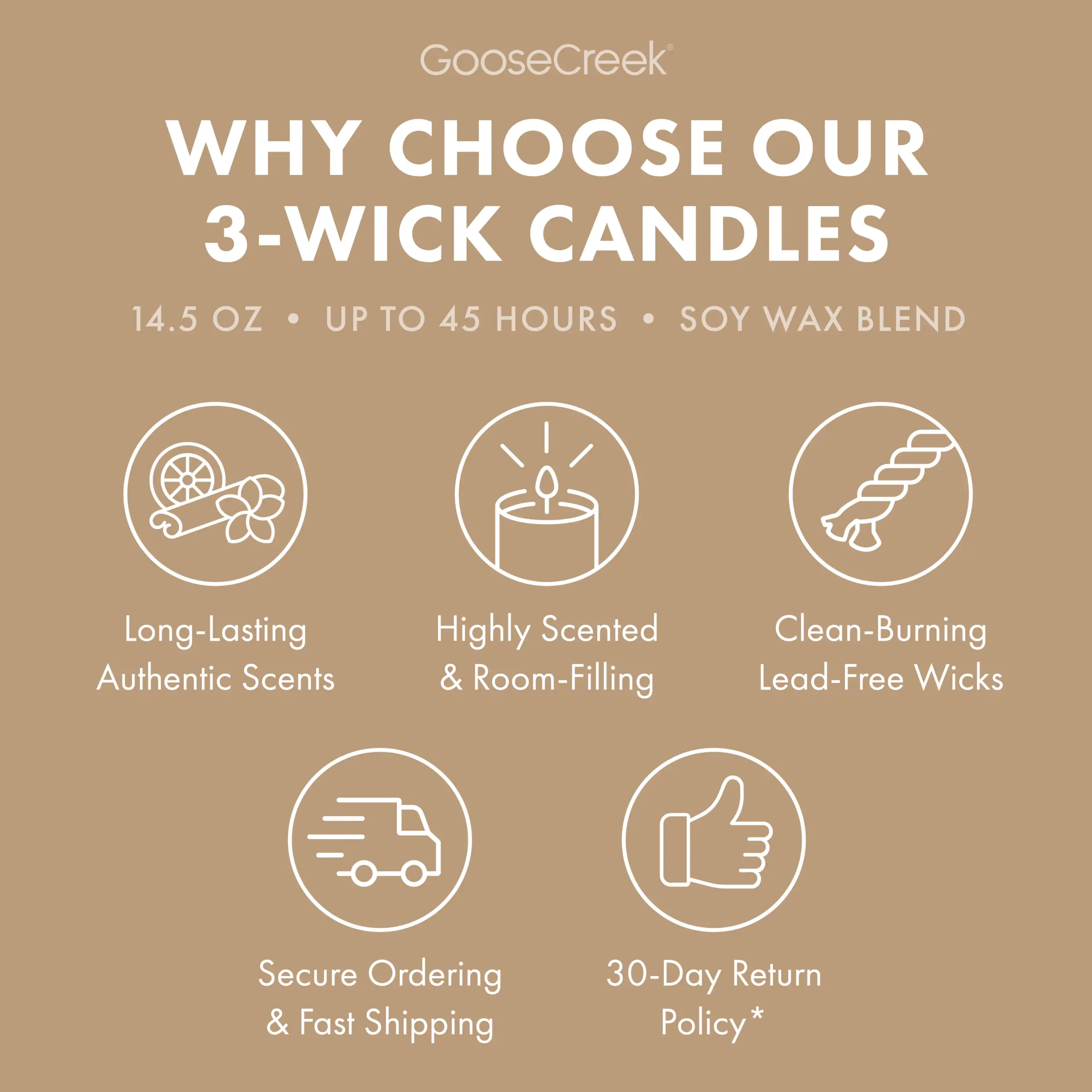 Teakwood 3-Wick Candle - Image 4