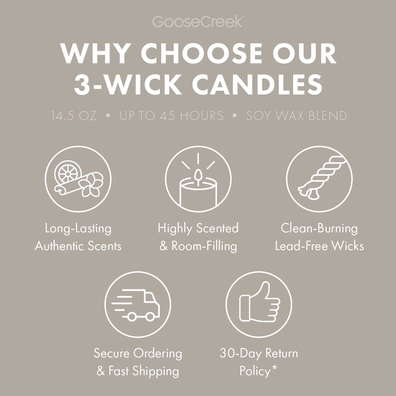 Teakwood 3-Wick Candle - Image 4