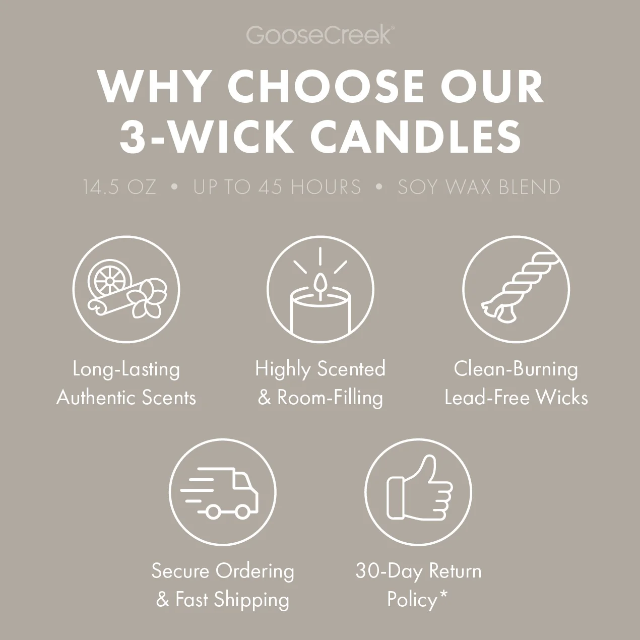 Teakwood 3-Wick Candle - Image 4