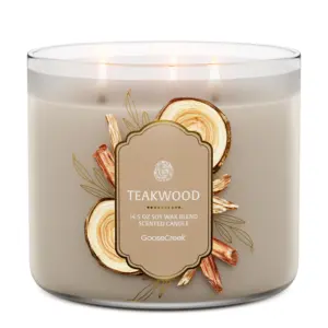 Teakwood 3-Wick Candle
