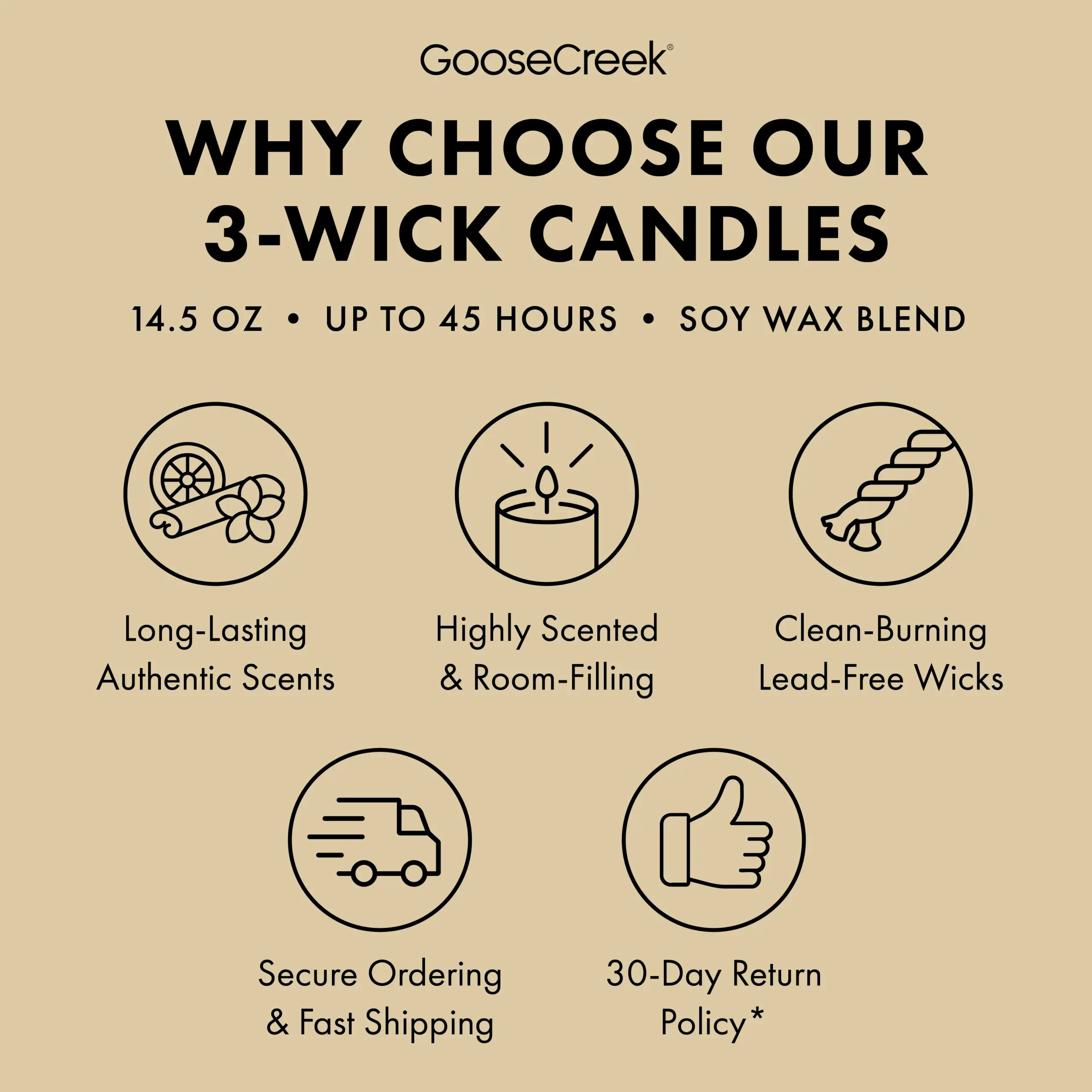 Vanilla Bean 3-Wick Candle - Image 4