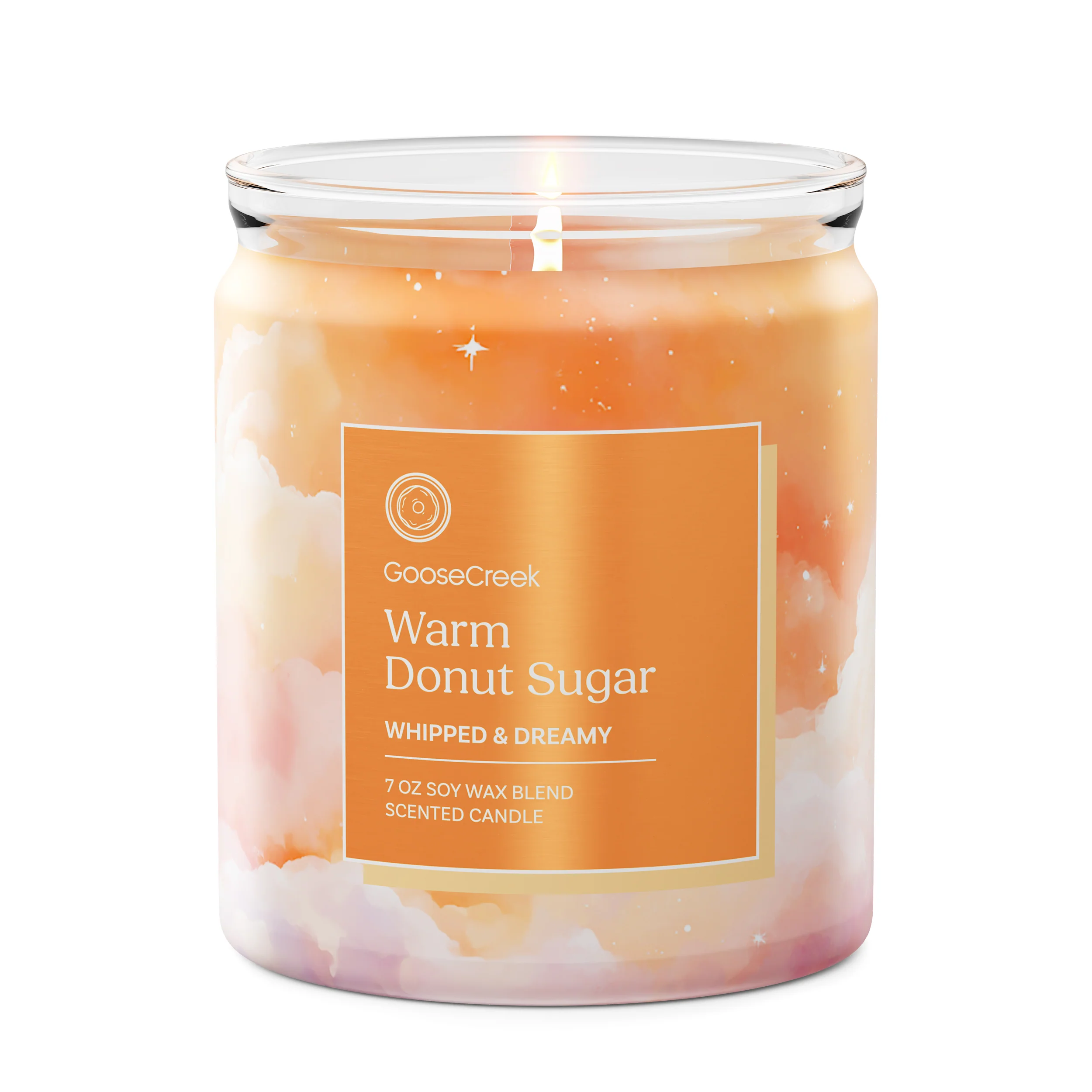 Warm Donut Sugar 7oz Single Wick Candle