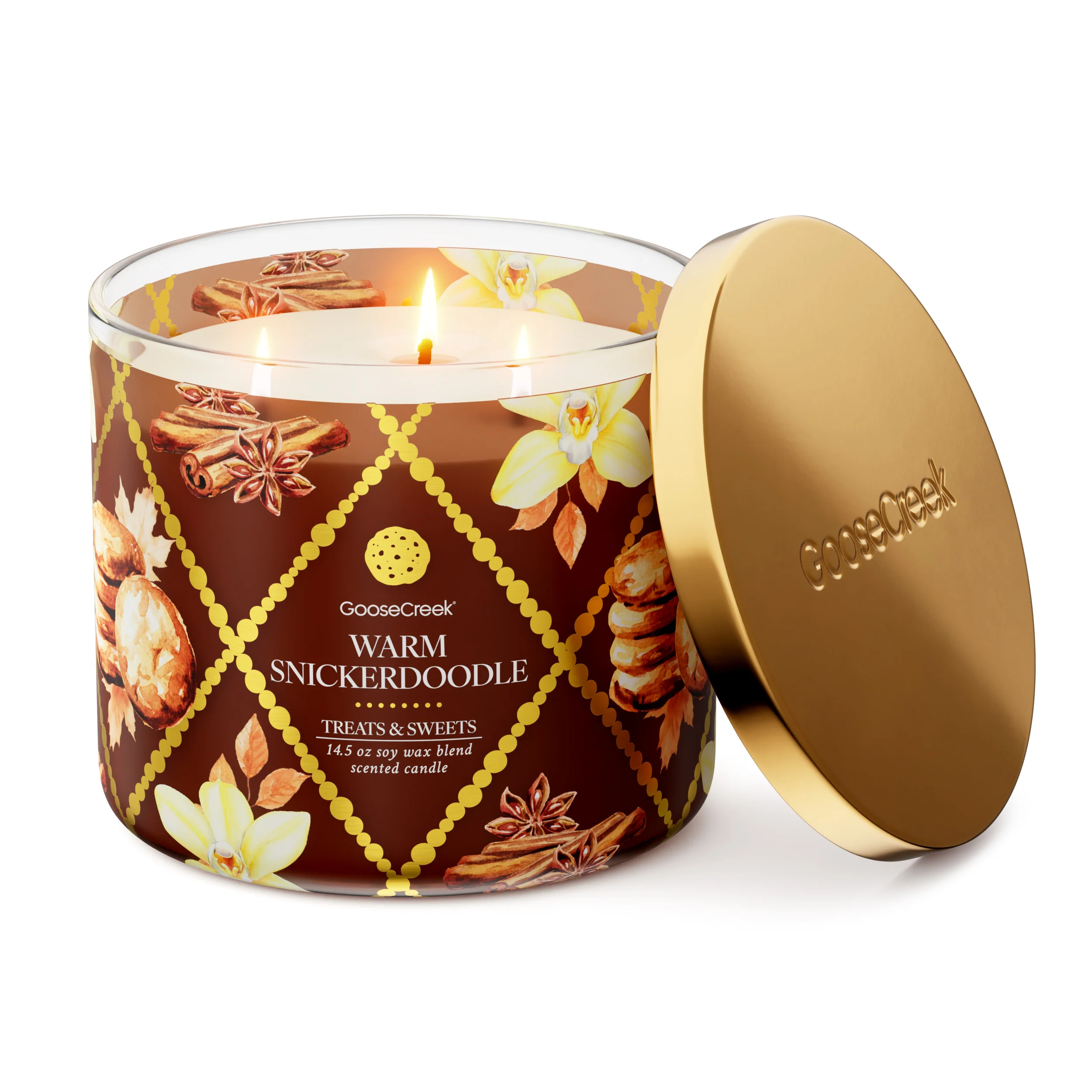 Warm Snickerdoodle 3-Wick Candle - Image 3