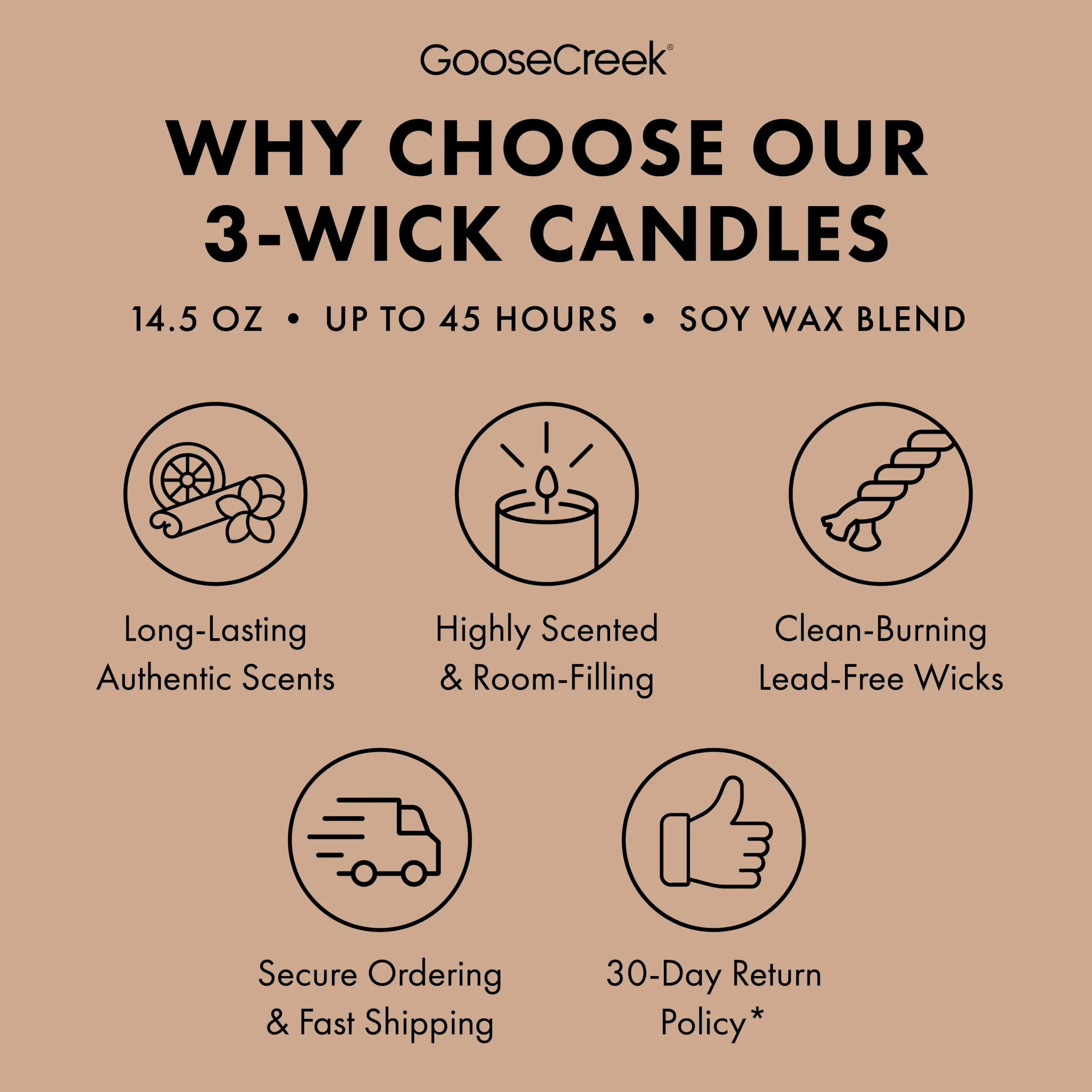 Warm & Welcome 3-Wick Candle - Image 4