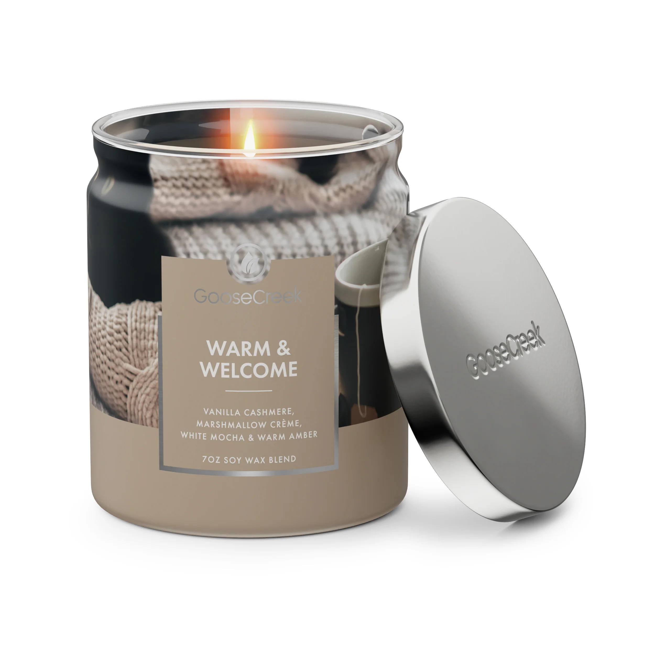 Warm & Welcome 7oz Single Wick Candle - Image 3