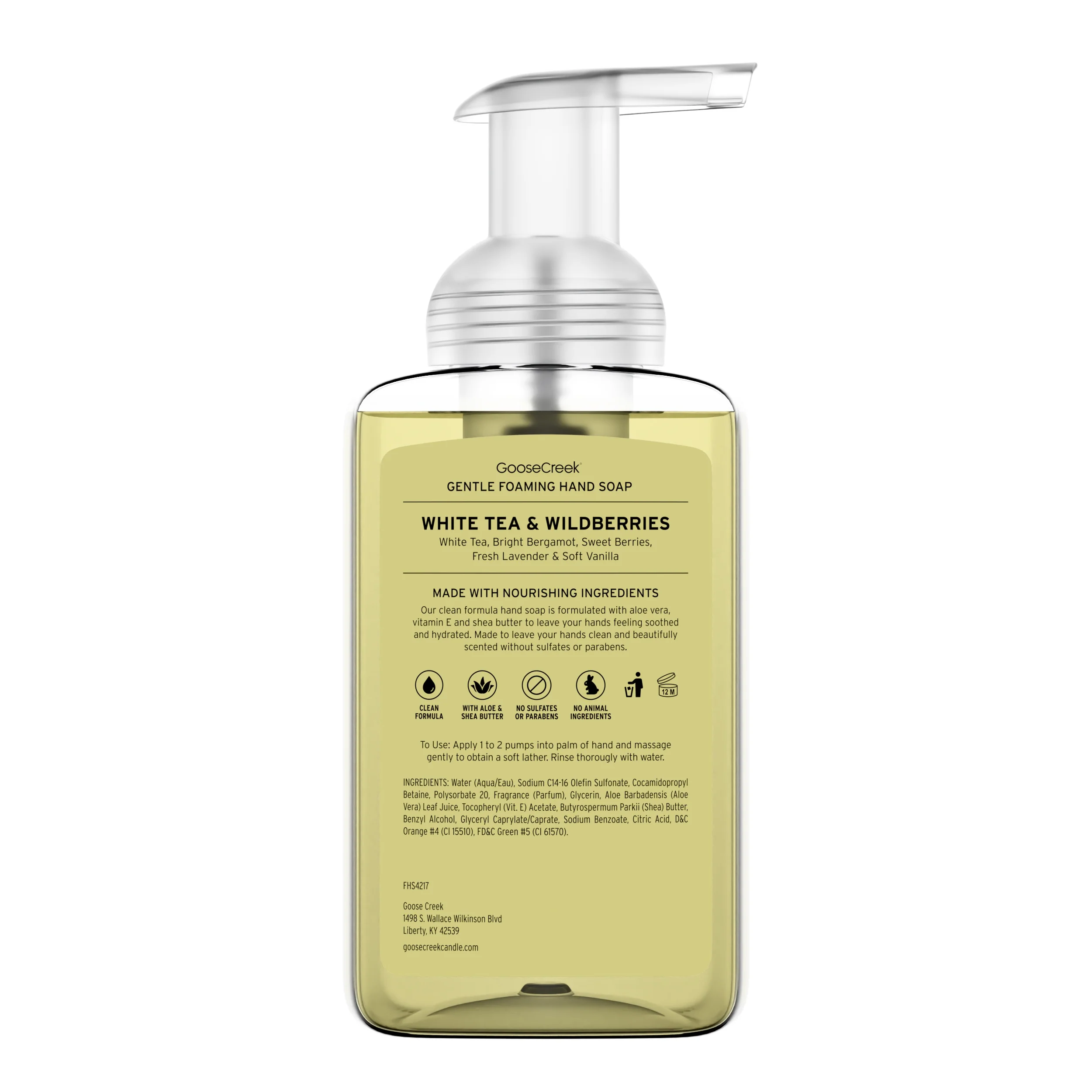 White Tea & Wildberries Lush Foaming Hand Soap - Image 2
