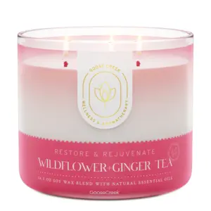 Wildflower Ginger Tea Aromatherapy 3-Wick Candle