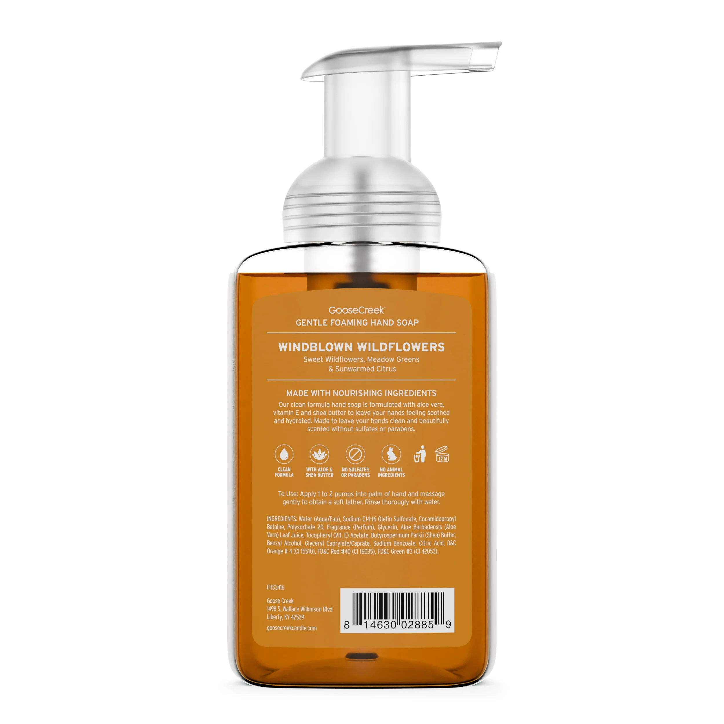 Windblown Wildflowers Lush Foaming Hand Soap - Image 2